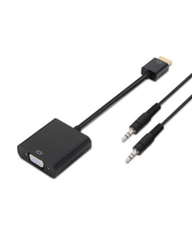 Conversor Aisens A122 0126 Hdmi Macho Vga Hembra Jack 3 5 Hembra