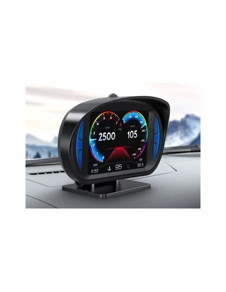 Velocímetro OBD2 GPS Digital con alarma