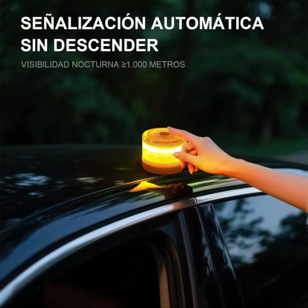 Baliza V16 Homologada con GPS DGT 3.0 – Luz de Emergencia