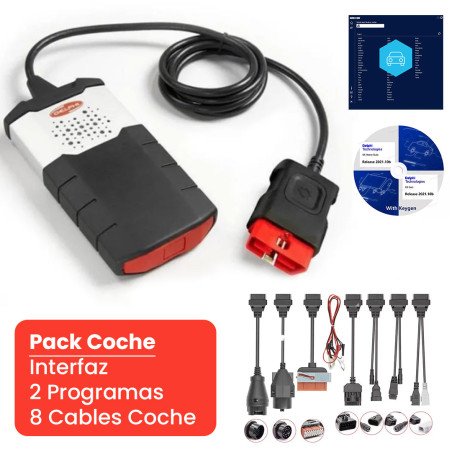 Escáner Delphi OBD2 para diagnosis de coches y camiones